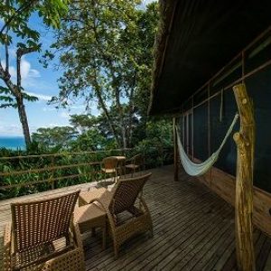 Balcony in Lapa Rios, Costa Rica