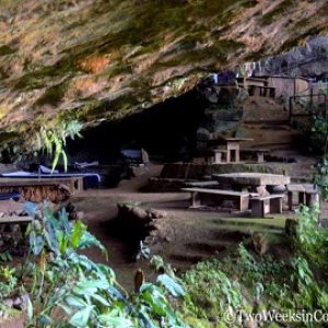 Diamond waterfalls, cave