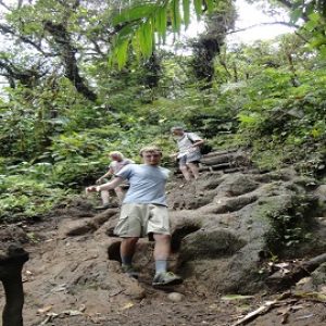 Hiking up Cerro Chato, Costa Rica