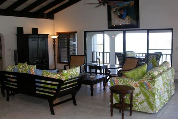 Living Room at Villa Gorda